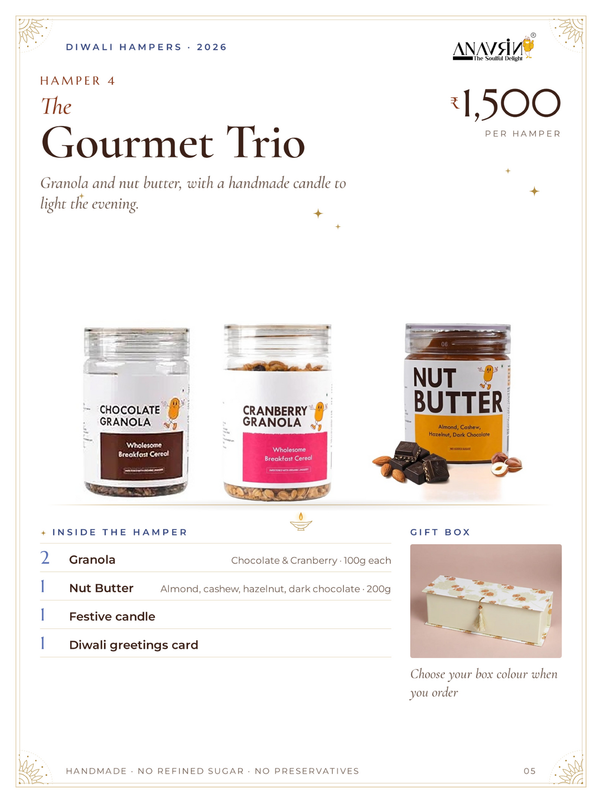 The Gourmet Trio – Diwali Hamper