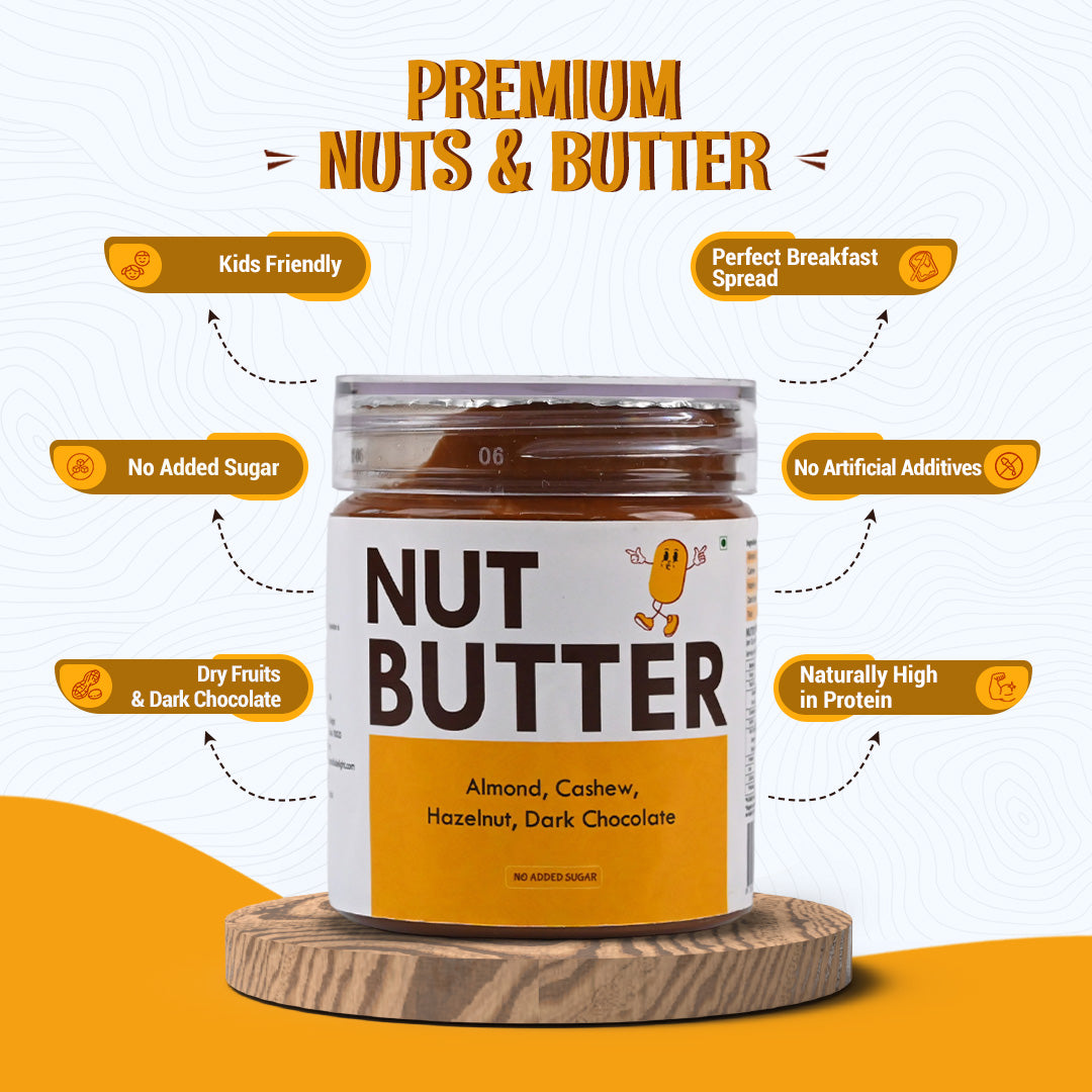 Mixed Nut Dark Chocolate Butter