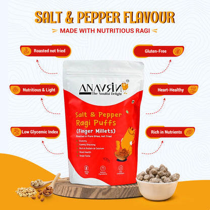 Roasted Ragi Puffs