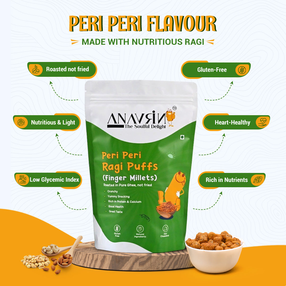 Roasted Ragi Puffs