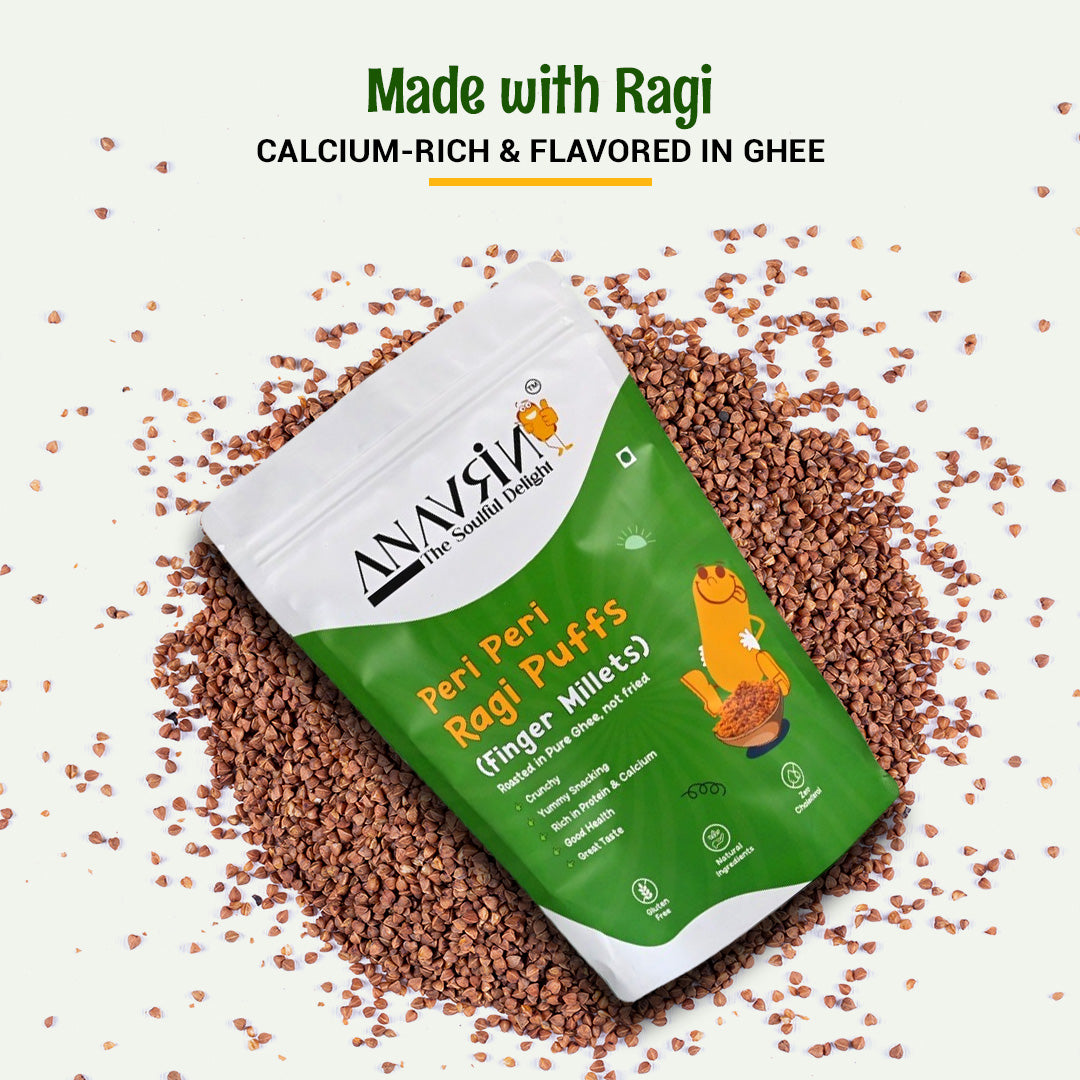 Roasted Ragi Puffs