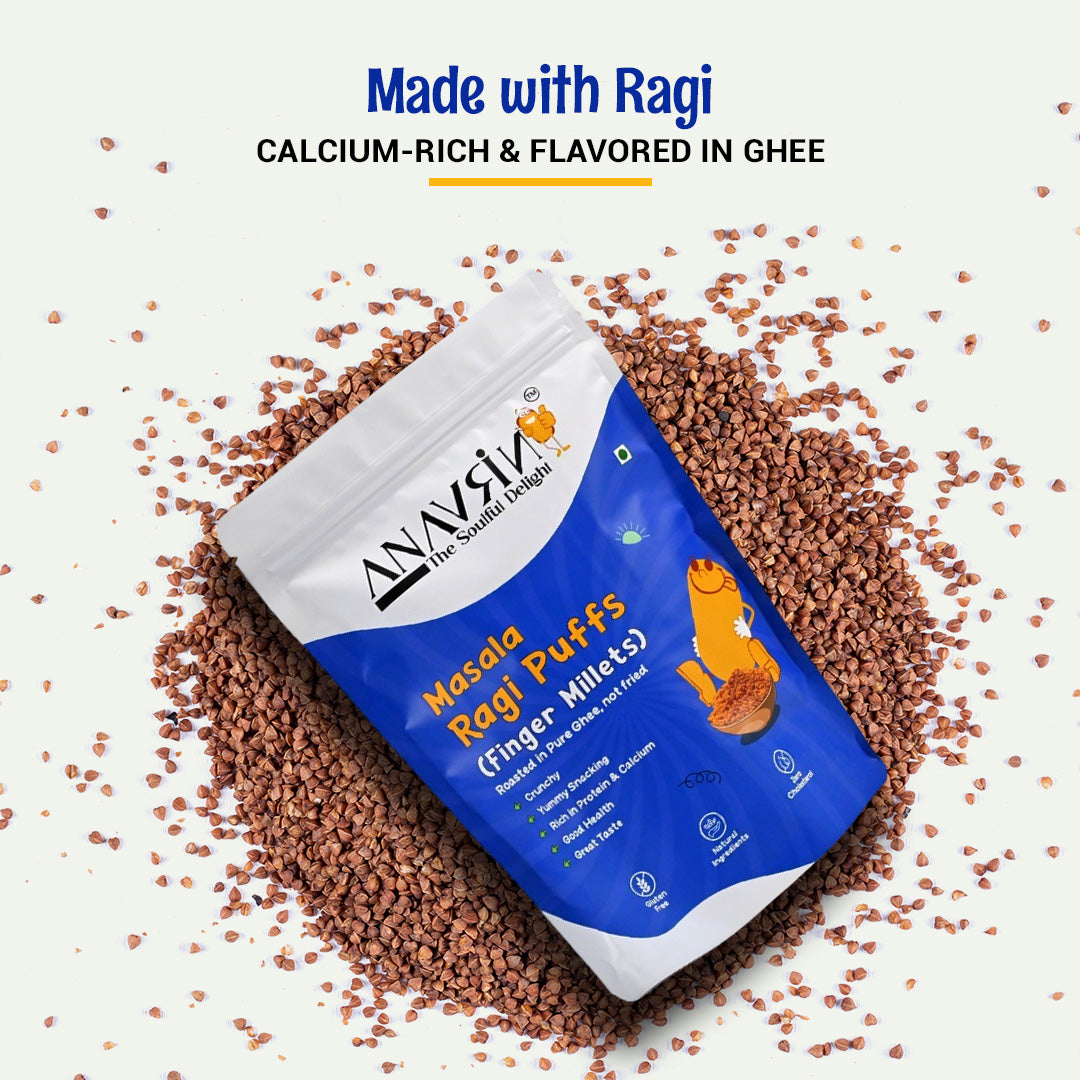 Roasted Ragi Puffs