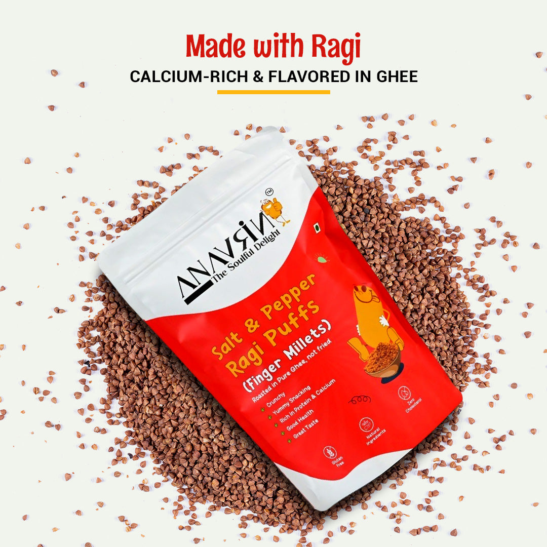 Roasted Ragi Puffs