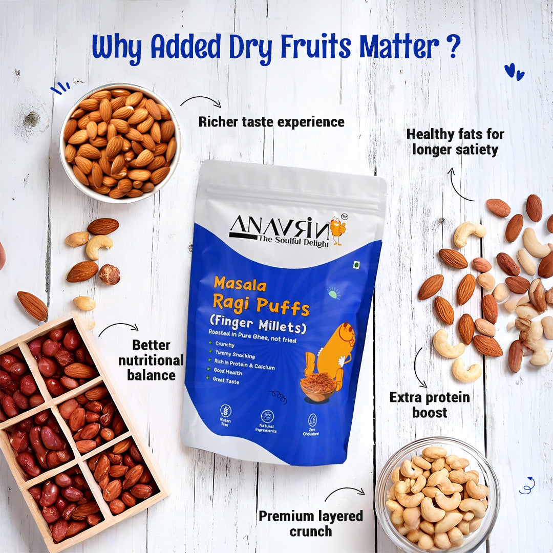 Roasted Ragi Puffs