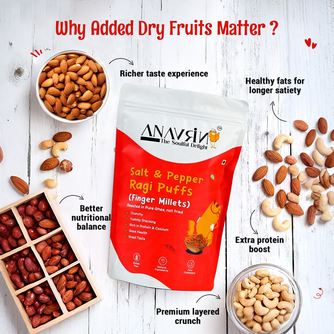 Roasted Ragi Puffs