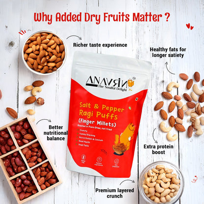 Roasted Ragi Puffs