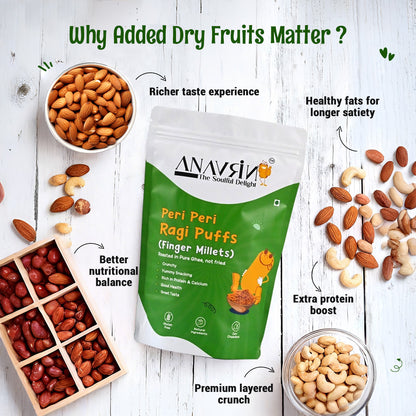 Roasted Ragi Puffs