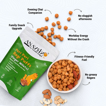 Roasted Ragi Puffs