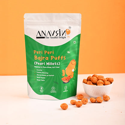 Roasted Bajra Puffs