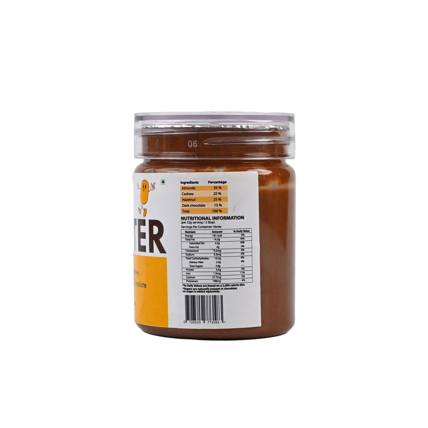 Mixed Nut Dark Chocolate Butter