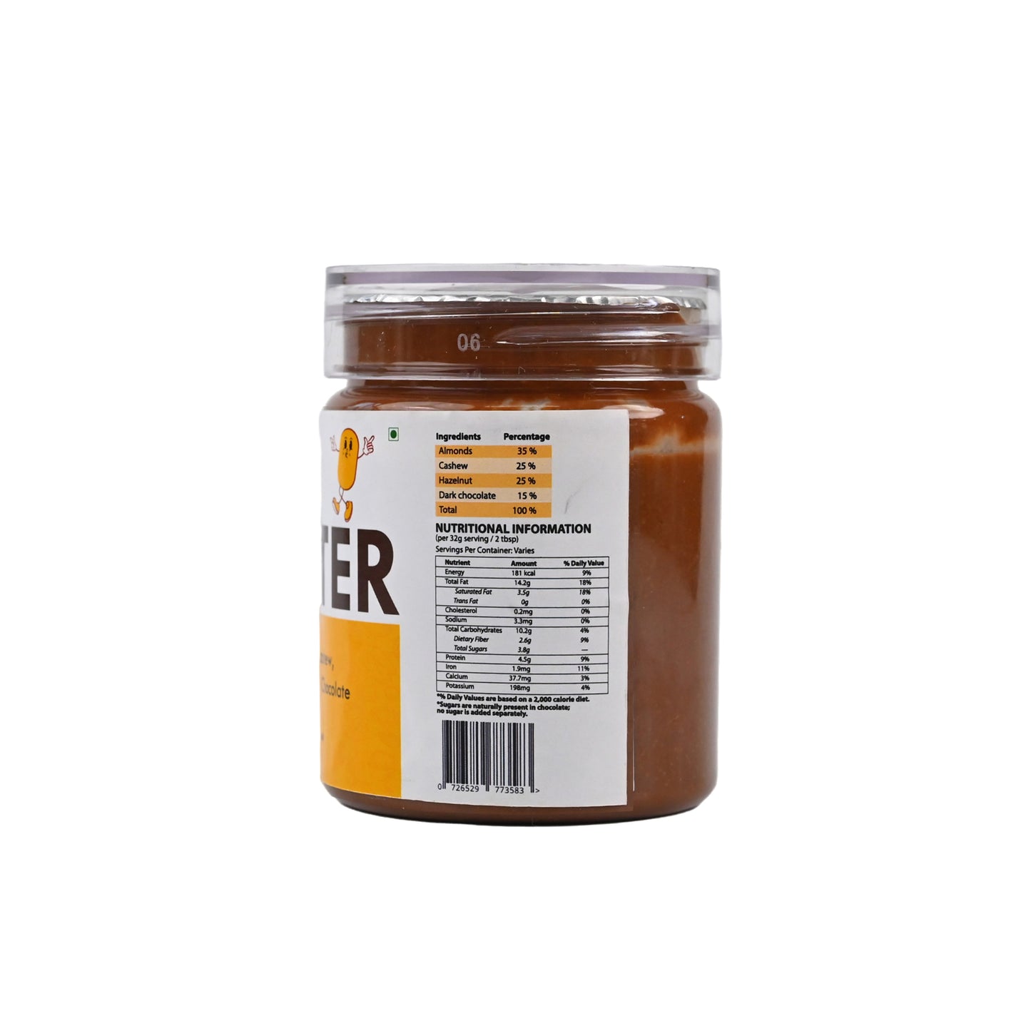 Mixed Nut Dark Chocolate Butter